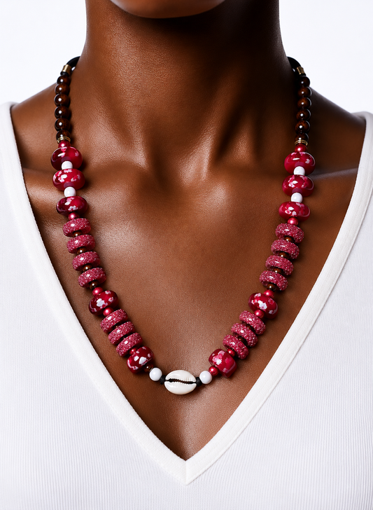 CAVALLY / Collier de pierre OSO