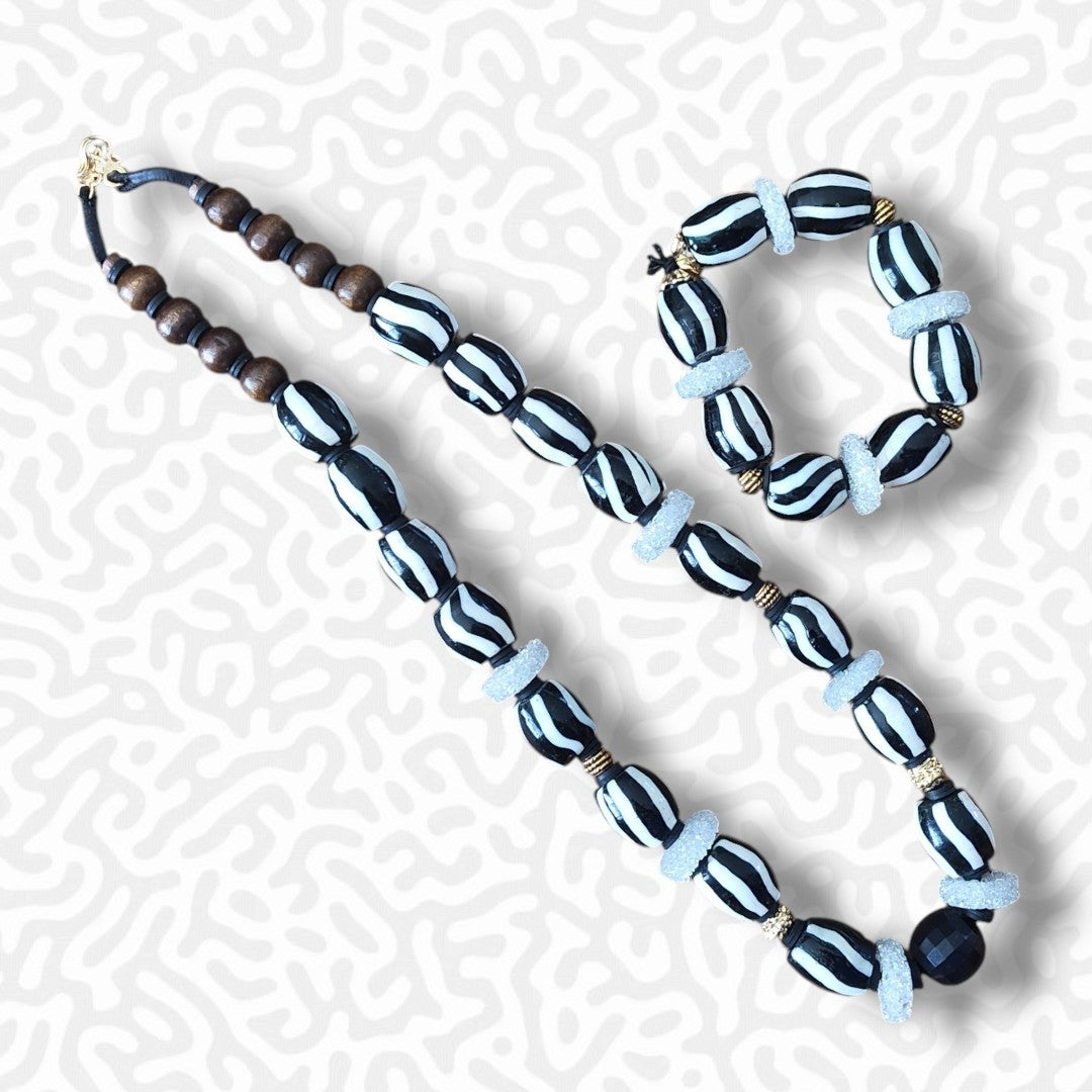 MARAHOUE / Collier de pierre OSO