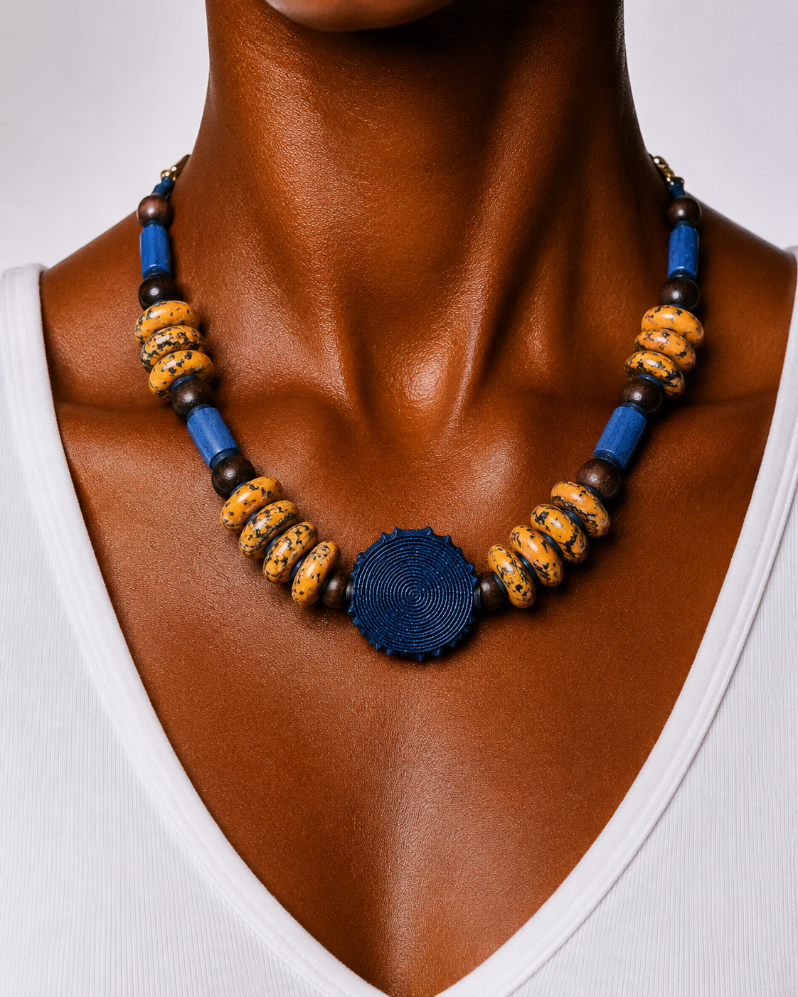 BASSAM / Collier de pierre OSO