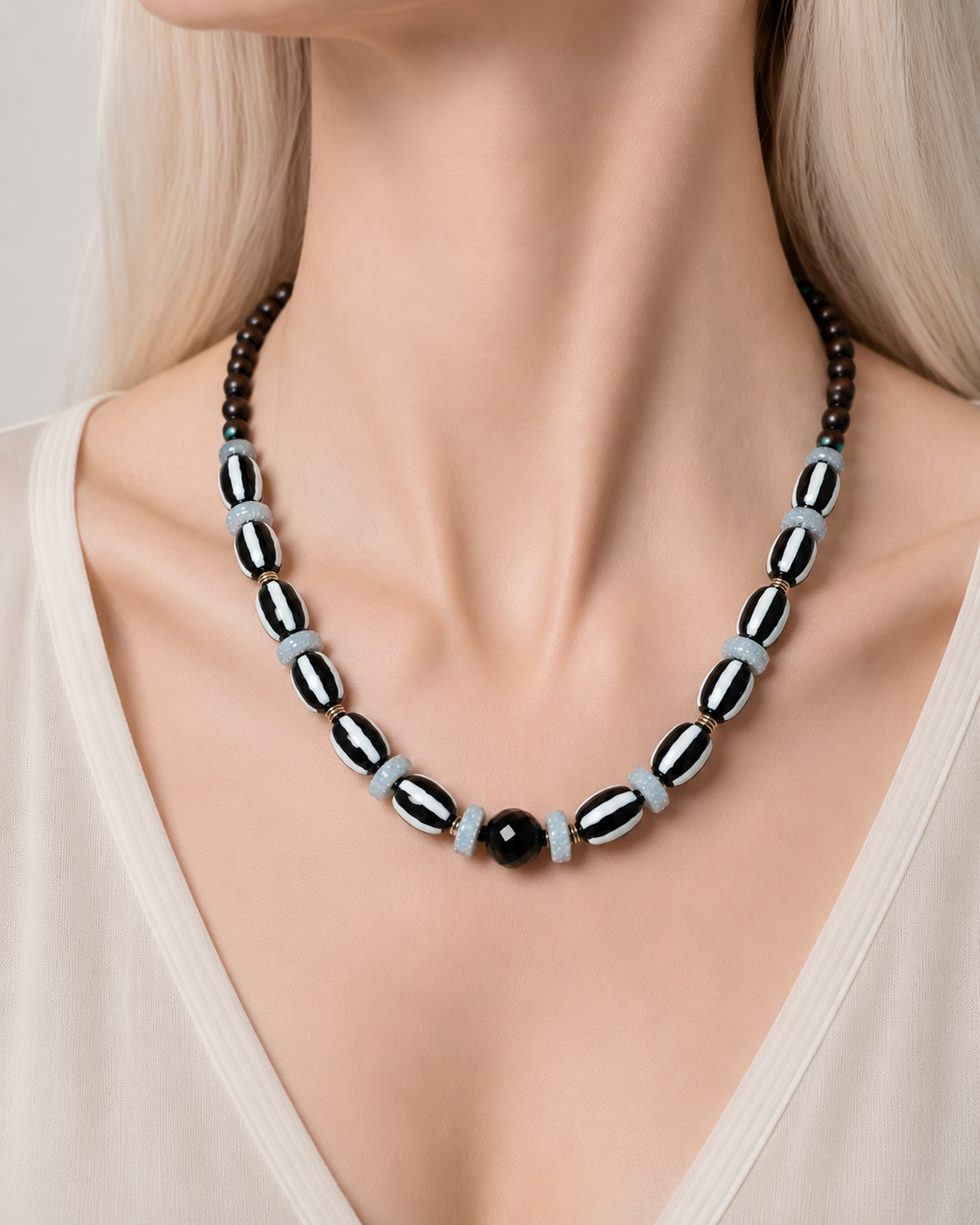 MARAHOUE / Collier de pierre OSO